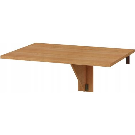 Table murale pliable étagère rabattable 100x70 Aulne Modèle: HOMNI 8 Table pliante (1/4)