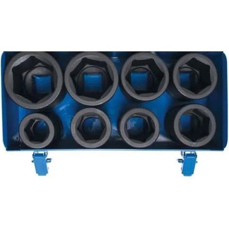 BGS Juego de vasos para impacto negro 8 piezas