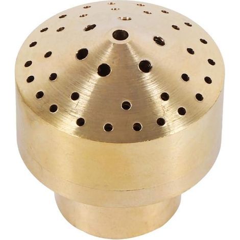 Brass Water Fountain Sprinkler Spray Head for Garden Pond, Amusement Park, Museum Library (1/2) (1/5)