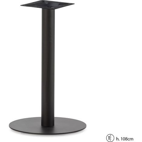 Pie De Mesa Alta 45X45X108 Metal Negro (1/3)