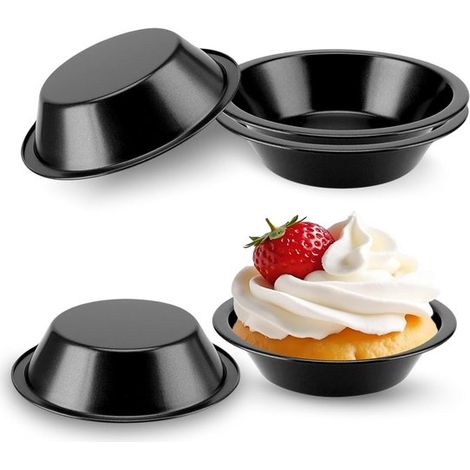 Ensemble de 5 mini moules à gâteaux ronds - 10 cm (4 pouces)