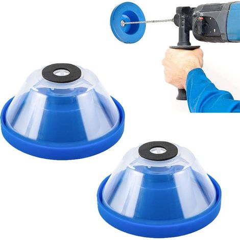 2 Pièces Cache-Poussière pour Perceuse Électrique, Dispositif Anti-PoussièRe Outil Électrique, Perceuse Électrique Cache-PoussièRe, pour perceuses Électriques (1/5)