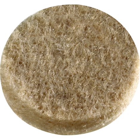 HSI Filz - Parkettgleiter, selbstklebend rund, 5mm, beige, 50mm, 4 STK (1/2)