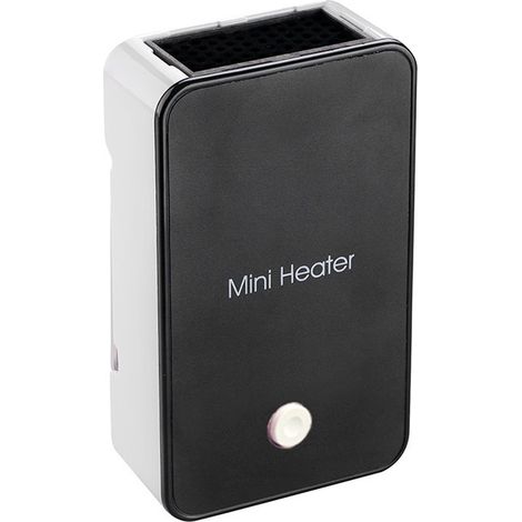 Mini chauffage électrique portable, réchauffeur d'air portatif, ventilateur de bureau noir pour garder au chaud en hiver (1/5)