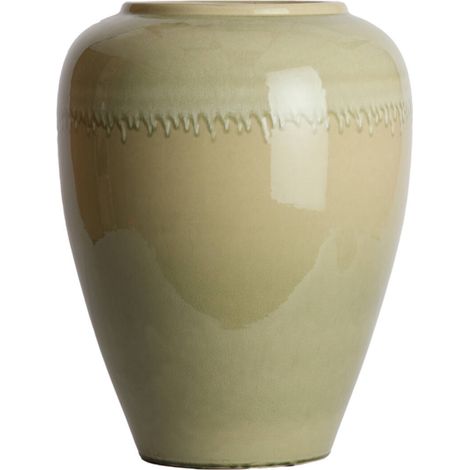 VALERIA Keramikvase Hellgrün Creme Ø50x64cm Light & Living