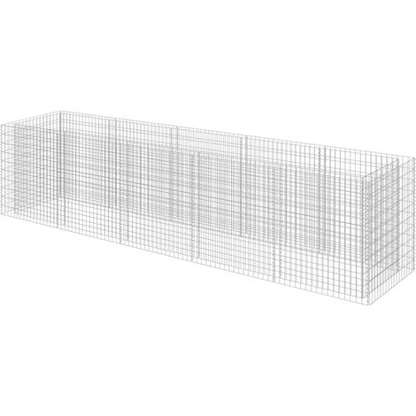 Maison Exclusive - Arriate de gaviones de acero 450x90x100 cm