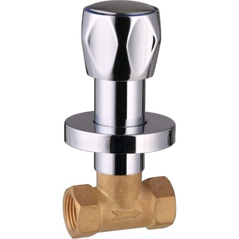 Aqualine Rubinetti - Valvola a farfalla 1/2, cromo VP621