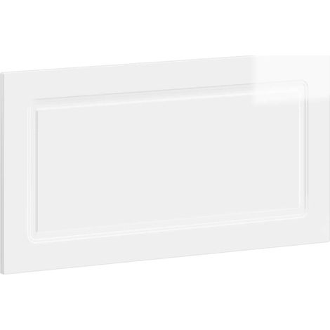 Cabecero montada en la pared UTRECHT Blanco Brillante vidaXL (1/5)