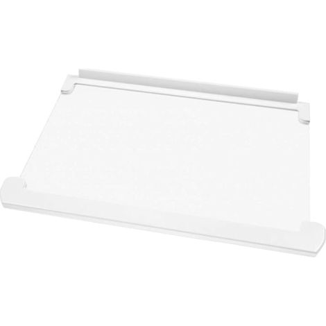 Ripiano in Vetro completo di Profili Dimensioni: 434x292x4 Ricambio Originale per Frigoriferi Hotpoint Ariston Indesit (1/3)