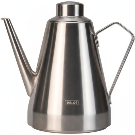 304 Stainless Steel Food Grade Pot with Anti-Drip Lid for Cooking, Meal Preparation, Stovetop, 1200ml (1/5)