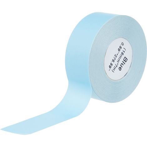 Ruban étiquette thermique continu adhésif rouleau papier étiquette code-barres prix nom blanc résistant déchirure compatible MARKLIFE P11/P12/P15 et Deli Q2/Q3 rangement maison magasin supermarché res