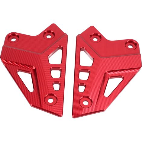 Protège-talon arrière en alliage d'aluminium pour repose-pieds moto, remplacement Z900 2017-2021, rouge, plaque de protection. (1/5)