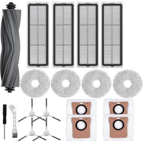 Repuestos para aspiradoras Dreame L10 Ultra/L10S Ultra/L10S Pro/L10S Pro Gen 2/L10 Prime/Xiaomi X10+/X20+: cepillo, filtro y mopa.