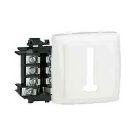 Legrand 086138 - 8-contact telephone socket, modular surface-mounted switchgear - white
