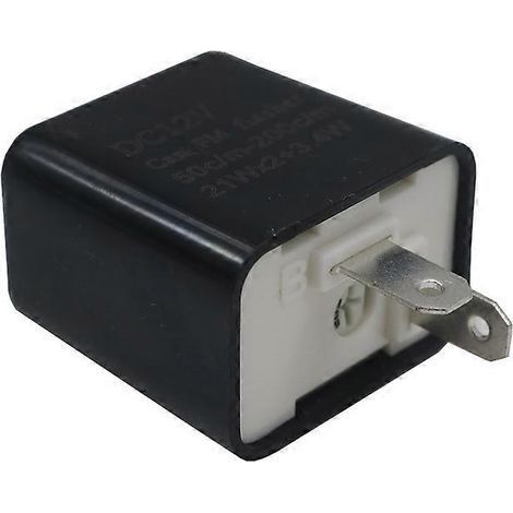 Relais clignotant LED 12 V à 2 broches pour moto, avec protection multiple et sécurité. (1/3)
