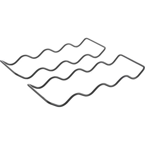 Metaltex Wave 20 LAVA – Set 2 portabottiglie impilabili (1/5)