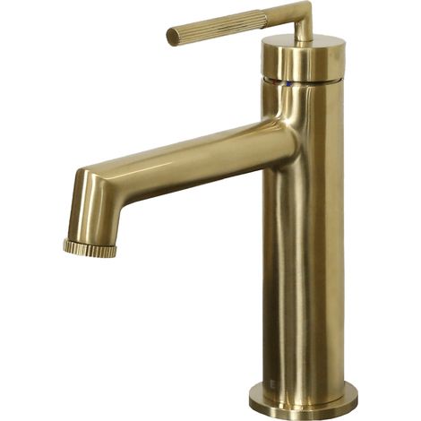 Essebagno Portofino Miscelatore per lavabo basso in oro spazzolato