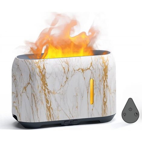 BEBUSINGOTO Humidificateurs - Diffuseur d'arômes à grains de bois 24 V - Fonctionnement silencieux avec éclairage LED et pulvérisation automatique (1/3)
