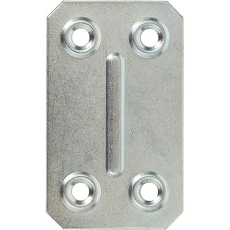 Piastrina dritta 67 x 40 spessore 1 mm. - 4 pz.