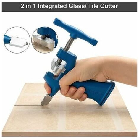 Kit de coupe de carreaux de verre intégré 2 en 1, outil de coupe professionnel de 2 mm à 20 mm (1/5)