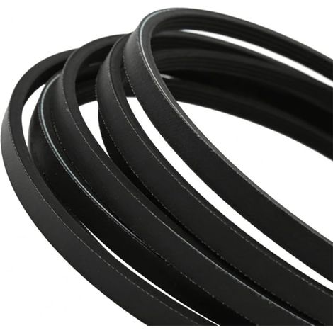 Courroie de tambour WE12M29 en caoutchouc de rechange à faible bruit résistant à la chaleur pour sèche-linge GE pour WE12M22 137292700 2 pièces performance silencieuse (2 pièces) (1/5)