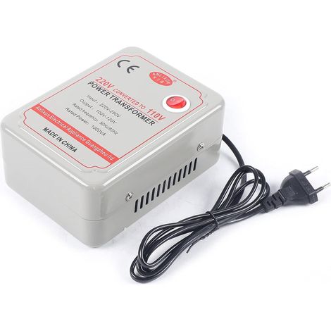 Convertisseur de tension 220-250 V vers 100-120 V - Pour appareils électriques - Avec une tension de 220-250 V (1000 W) (1/5)
