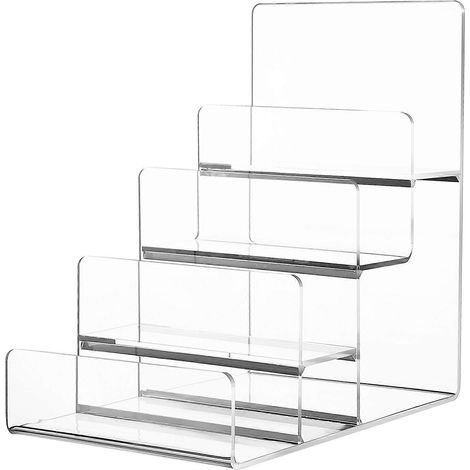 Présentoir en acrylique transparent à plusieurs niveaux, adapté aux magasins de détail, 1 unité par paquet. (1/5)