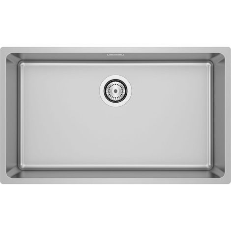 Fregadero de 1 cubeta de acero inoxidable ROMA - ROCA Medidas: 700x400x200 mm