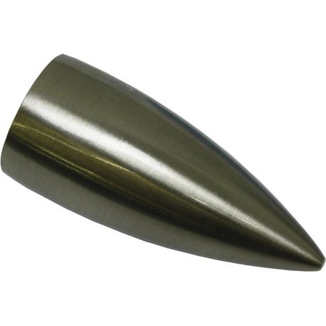 Endknopf Memph.Patrone 16 mm edelstahl optik
