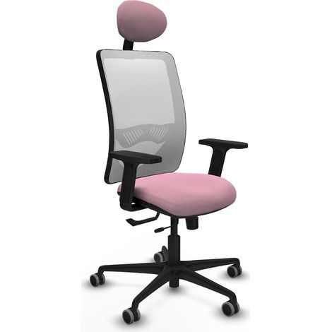 Chaise ergonomique piqueras y crespo Zulema noir accoudoirs réglables (1/2)