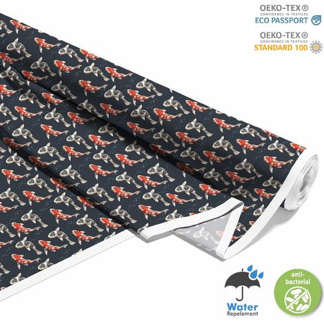TESSUTI DECORATIVI PER ESTERNI OXFORD - Motivo Koi Carp 4 I DX455 (1/5)