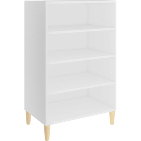 Maison La Vie - Buffet Salon Moderne - Meuble de rangement - Blanc 57x35x90 cm Bois d’ingénierie bu2586 (1/5)