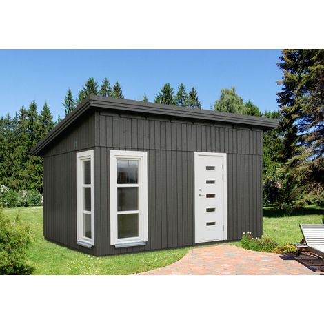 Abri de jardin en bois Etta 13,6 m2 Naturel (1/5)