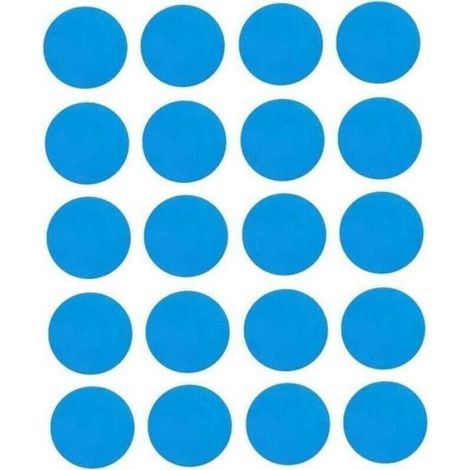 20pcs Patch Patch Direction Kit de réparation en Plastique Patches de réparation Auto adhésive pour piscines Bateaux gonflables (1/4)