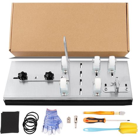 Kits Découpe Verre, Coupe Bouteille En Verre Circulaire En Acier Inoxydable, Outils De Bricolage En Verre, Conteneur De Plantes, Convient Pour Couper La Bière, Du Whisky, Des Bouteilles De Vin (1/5)