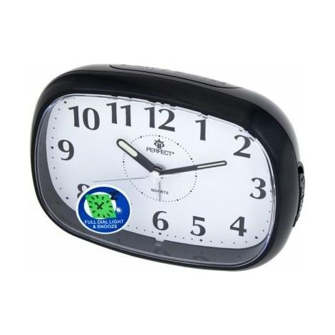 Quarz-Wecker RD855 schwarz perfekt