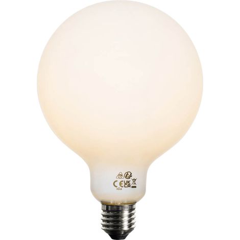 LUEDD Lampadina LED dimmerabile E27 vetro opalino G125 5W 450lm 2700K (1/3)