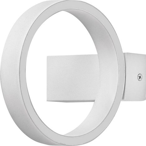 Enso Applique da parete LED 7W 3000K Bianco - Lampada moderna orientabile in alluminio con luce indiretta e dimmerabile a taglio di fase - Rossini (1/4)