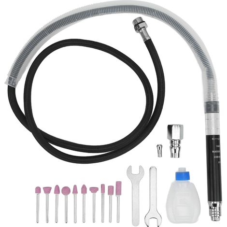 Pneumatic Pencil Die Grinder Kit Micro Die Grinder Set Portable Polishing Engraving Tool