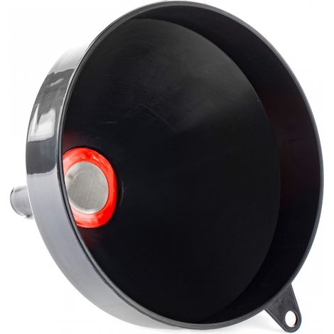 Entonnoir pour carburant liquide, essence, grand, rigide, 25 cm amio-02871