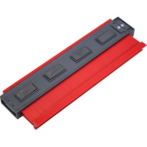Faithfull 250mm Plastic Profile Gauge – Precise Measurement Tool for Carpentry and Woodworking