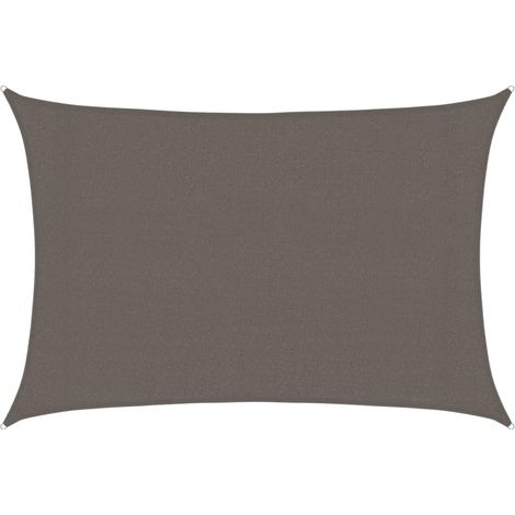 Maison Exclusive - Vela Parasole 160 g/m² Antracite 3x4,5 m in HDPE