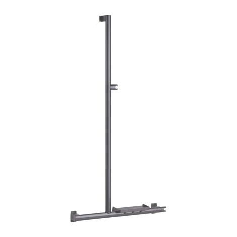 Barre de maintien douche en T ou en L gris anthracite - PELLET (1/3)