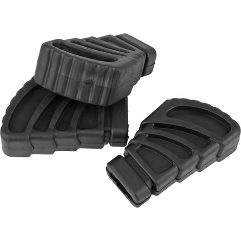 3 Patins en Caoutchouc pour Pieds de Batterie, Accessoires de Remplacement pour Support de Cymbale et Rack de Percussion Noir WC10 (1/5)