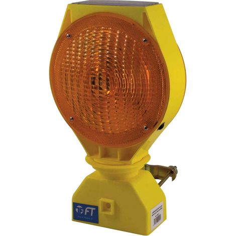 Lampeggiatore bifacciale solar ricarica tramite pannello solare ft