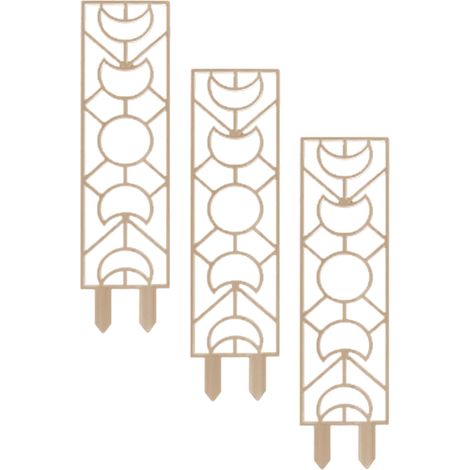 Support en bois pour plantes grimpantes, treillis pour tomates et autres légumes grimpants, support pour fleurs de jardin, treillis de 30 cm pour petites plantes et fleurs. (1/5)