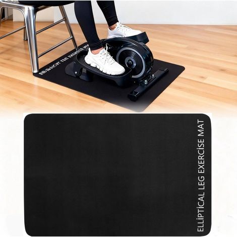 Non-Slip Protective Mat, Home Trainer Mat, Floor Protection Mat for Sports Equipment for Weight Bench/Exercise Bike/Treadmill/Walking Mat (1/5)