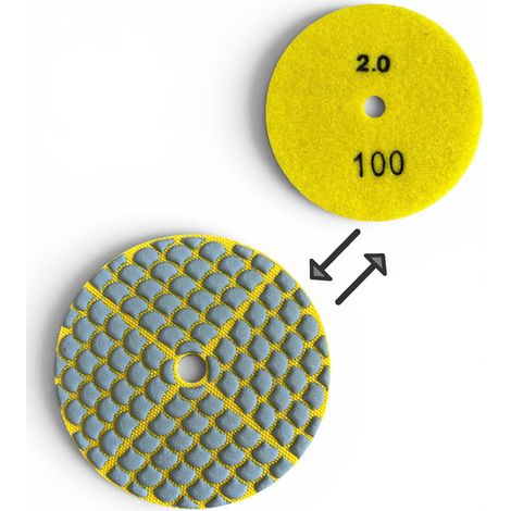 NEW Pad Diamant Gouttes d'Eau 100 mm Finition Carrelage l'unité (1/3)