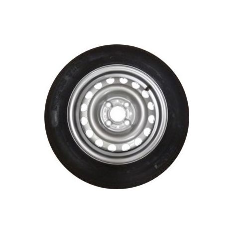 Maxter – Roue de remorque 165/70x13 – Entraxe 98mm – Déport 30mm – Charge max 437kg – Vitesse max 140km/h