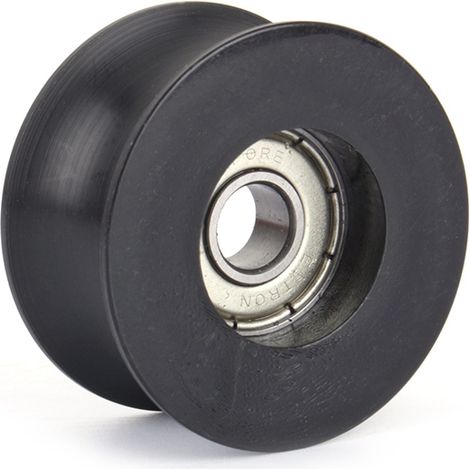 Nylon Roller Bearings 0840UU 8mm Groove Guide Pulley Sealed Rail Groove Ball Bearing Wheel